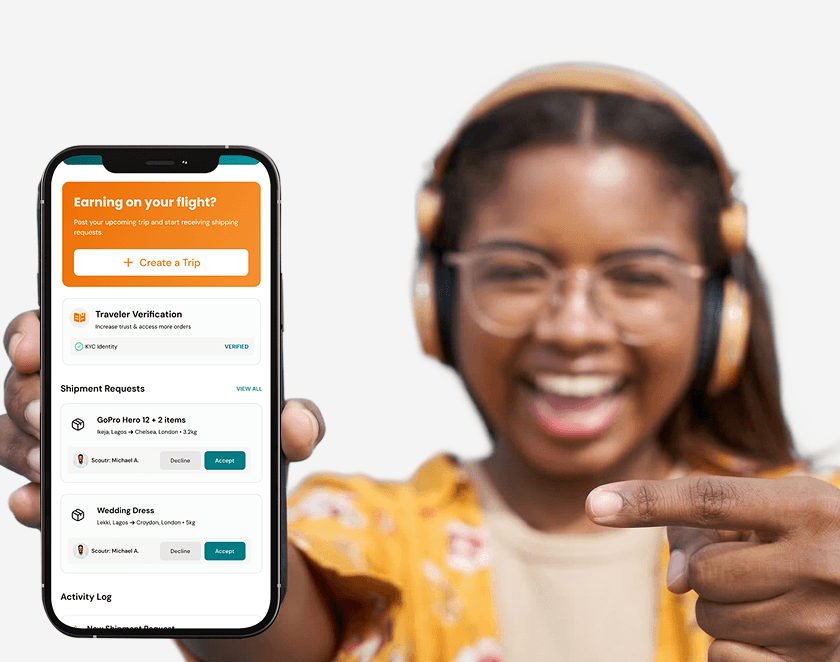 Tutufy mobile app in hand